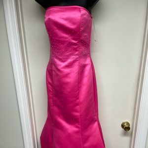 Jessica McClintock Hot Pink Gown
